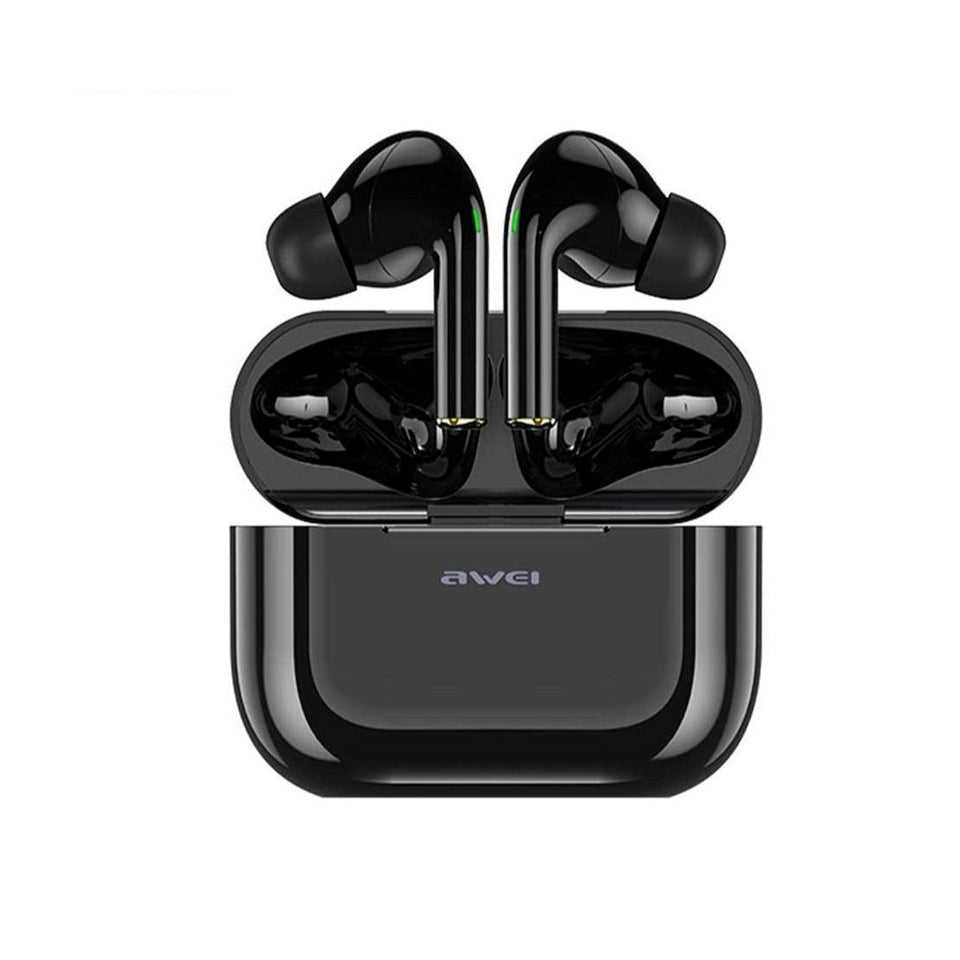 Awei Anc Headset Bluetooth Headphones Tws Earphones Wireless In-Ear Earbuds Type-C Quick Charg