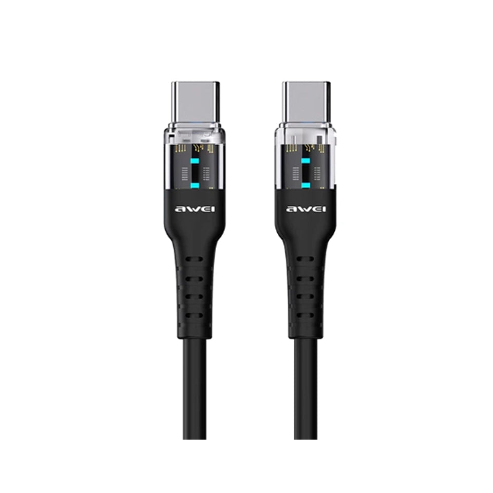 Awei Pd 60W Usb Type C Cable For Iphone 14 13 12 Pro Max Xiaomi Ipad Fast Charging Date Ca