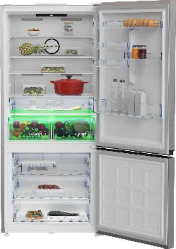 Beko Refrigerators, A+, 570Lit, Manhattan Gray