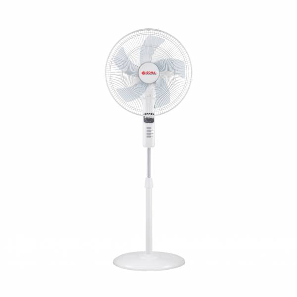 Sona Stand Fan 16, 4Speed, White