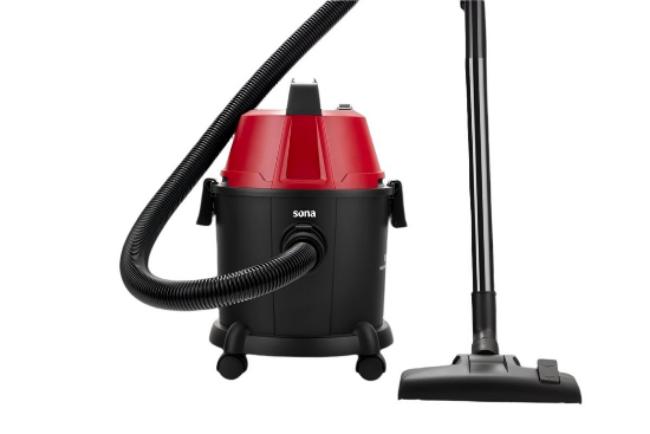 SVC-15T-A/sona vacuum cleaner 1800 watt  red color CANISTER / 1800 WATTS / RED