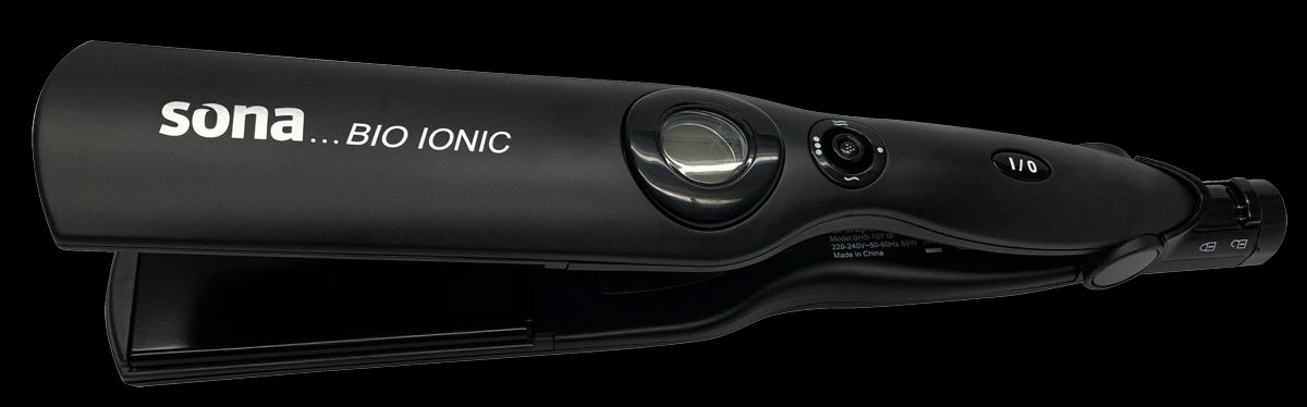 Sona Hair Straightener Ionic Function 150- 230C Black Ptc Heater Fop