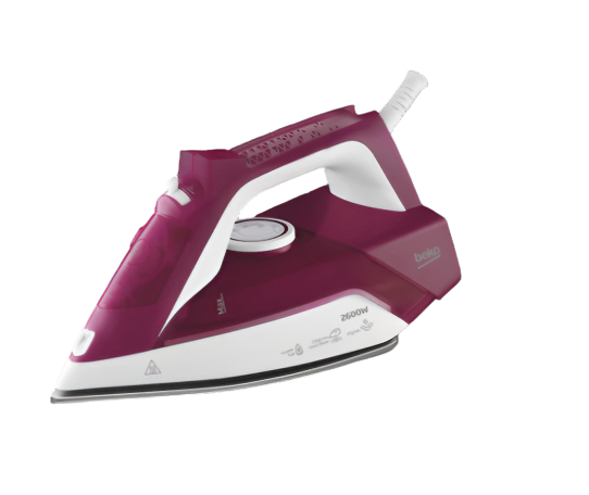 Beko Iron, 240 Ml, 2600 Watts, Burgundy