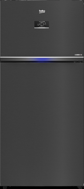 Beko Top Mount Refrigerator A+, 650Lit, Dark Inox