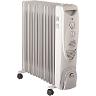 SONA, Heater, Oil-Filled Radiator, 2500 W, 13  Fins, White SONA / White