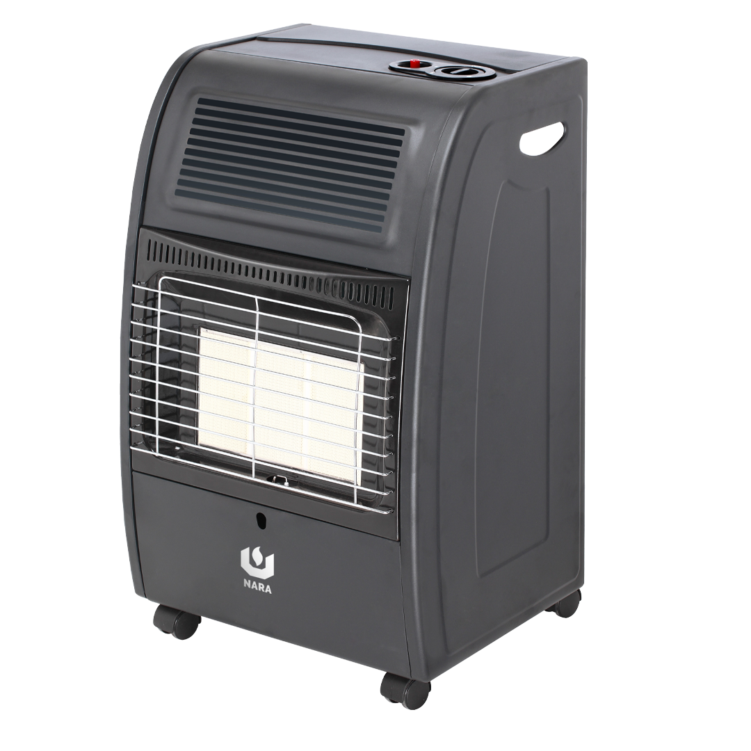 Nara Gas Heater, 4.2 Kw, 3Power Setting, Black