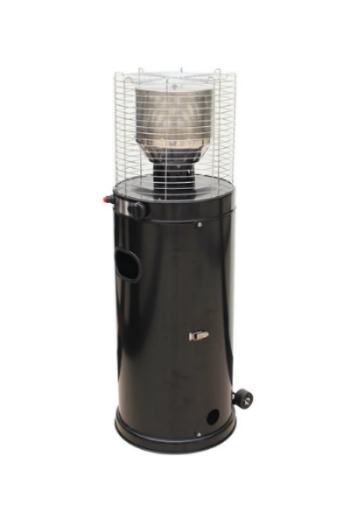 Nara Patio Heater with Regulator Gaz, 7KW, Black