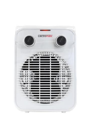 Electromatic Fan Heater, 2000Watts, 2Heat Setting, White