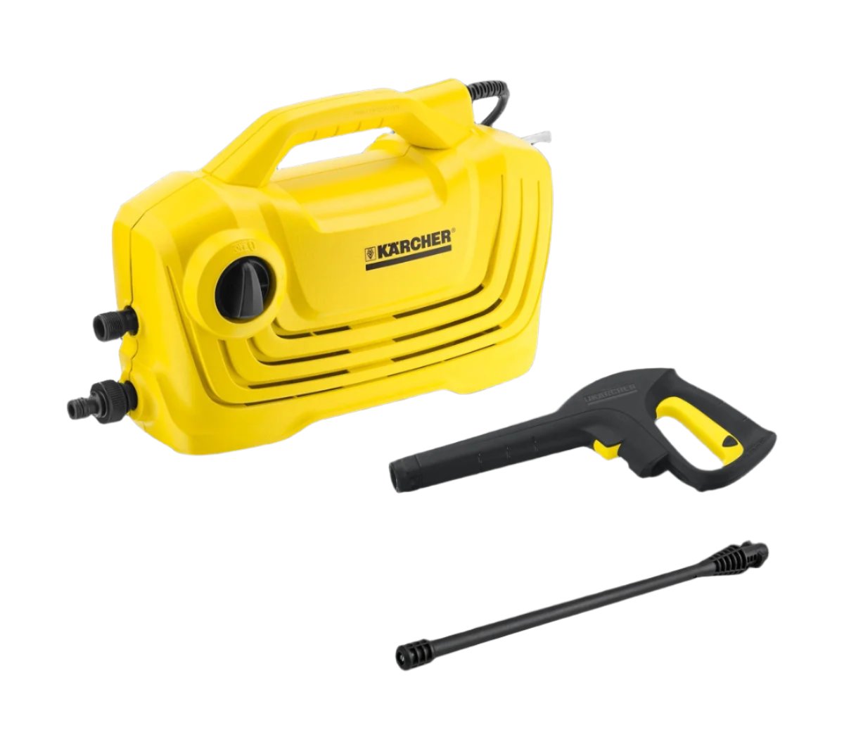 K 1 horizontal/,Karcher pressure washer,100 bar,Yellow,