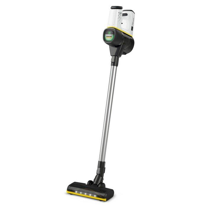 مكنسة بطارية Karcher، باللون الأبيض