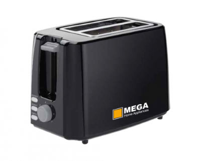 Mega Toaster, 600Watts, 2Speeds, Black