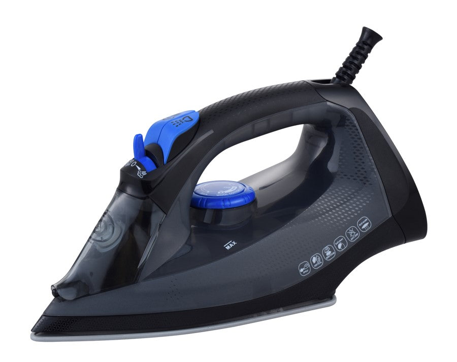 SI-639 / SONA, Iron, Ceramic Plate, 2200 W, Black & Blue 2200 WATT / YES