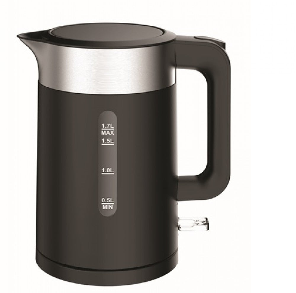 Sona Kettle,1.7 LIt, 500 Watts, Black with Inox