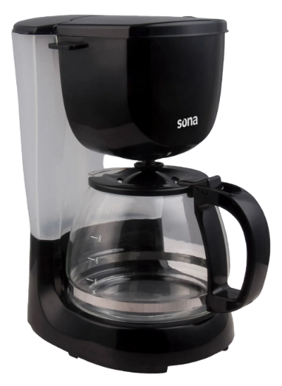 Sona Coffee Maker, 480Watts, Black