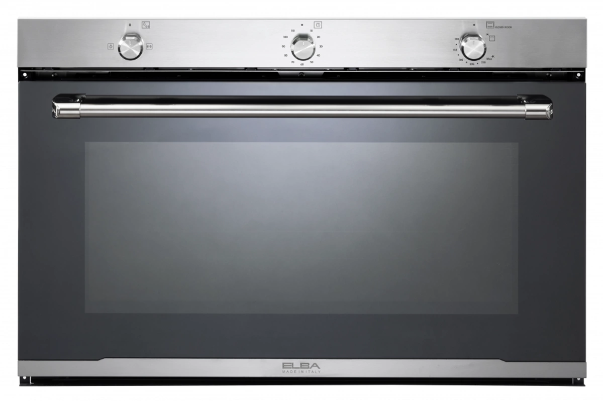 ELBA Gas Oven Built-in, 90Cm, Inox