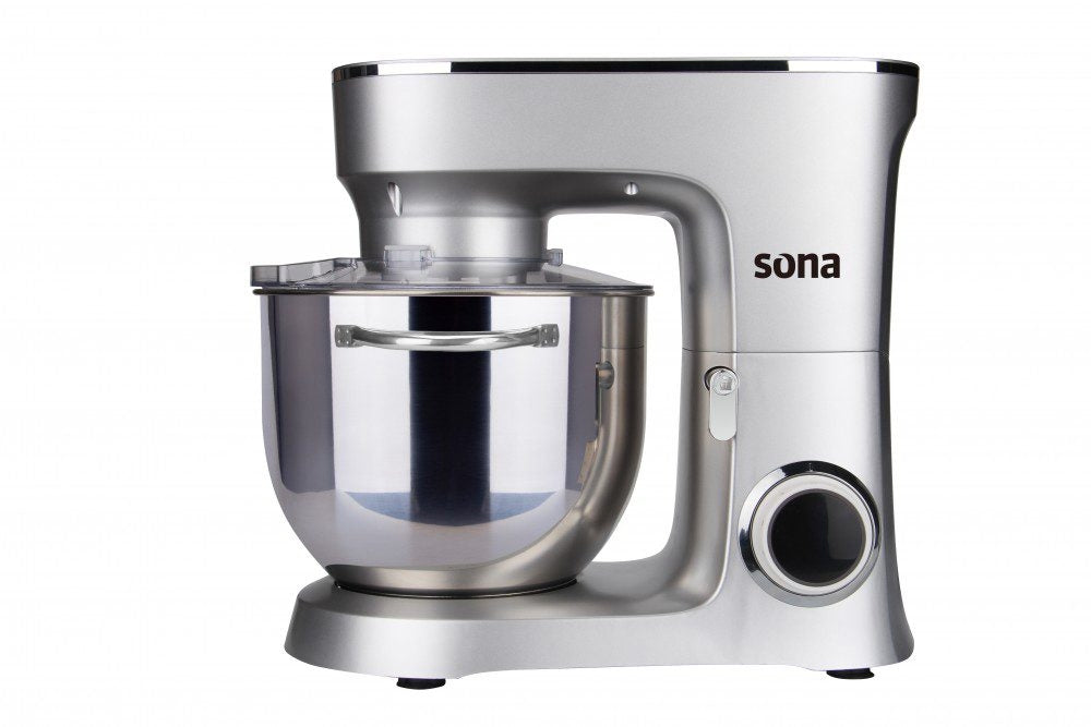 STM-1551/SONA stand Mixer Silver| Color: Silver| Type: Stand mixers| Watt: 1500| No. of Speeds: 3| C 1000 / 5L / 8