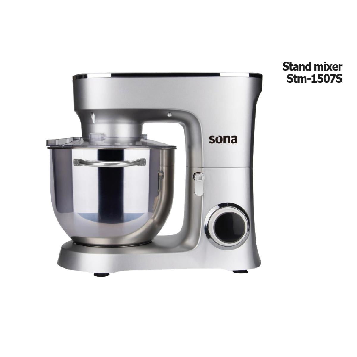 STM-1507S/SONA stand Mixer  1300 W Silver [STM-1507S] 1000 / 5L / 10