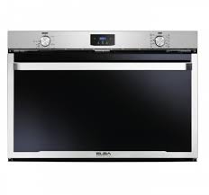 Elba Gas Oven Built-In 90 Cm Inox Cooling Fan Full Safety Closed Door Dubble Glass