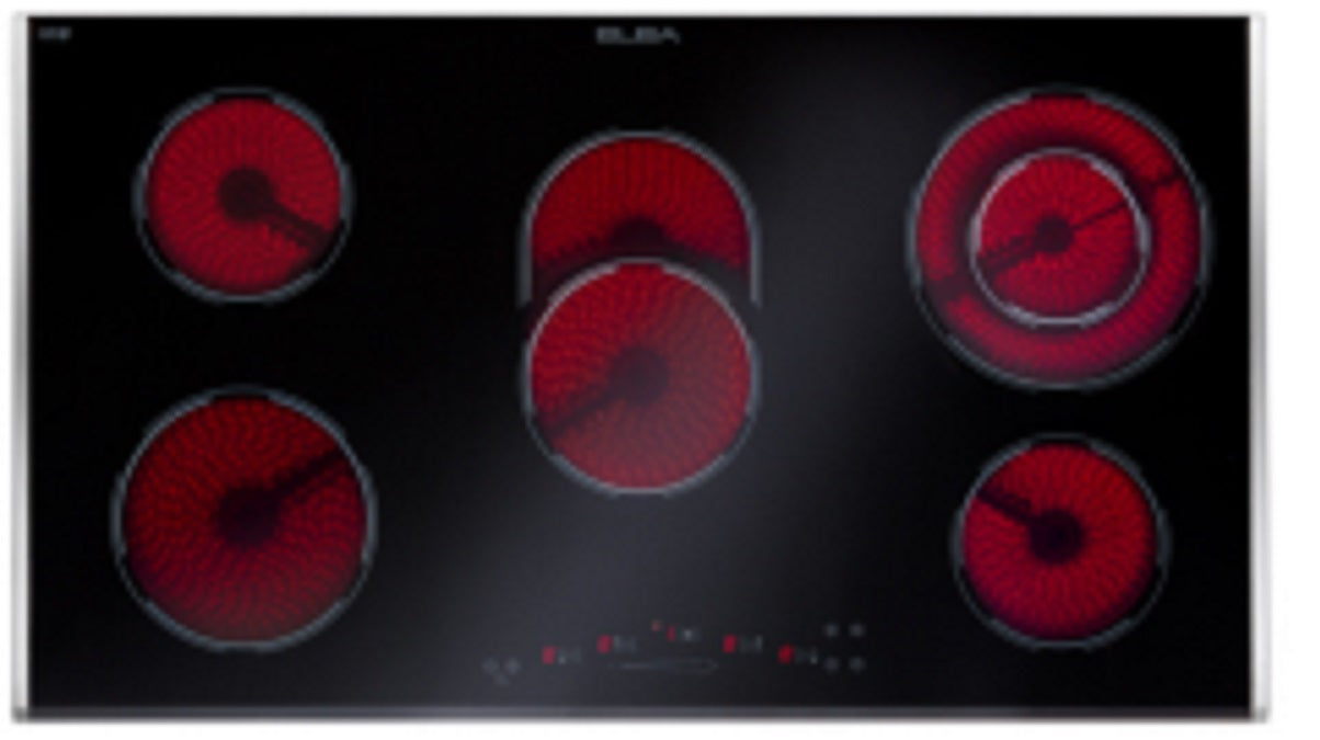 Elba Electric Built in Hob, Touch Control, 90Cm, Dual Circular & Oval zone, Vetrice