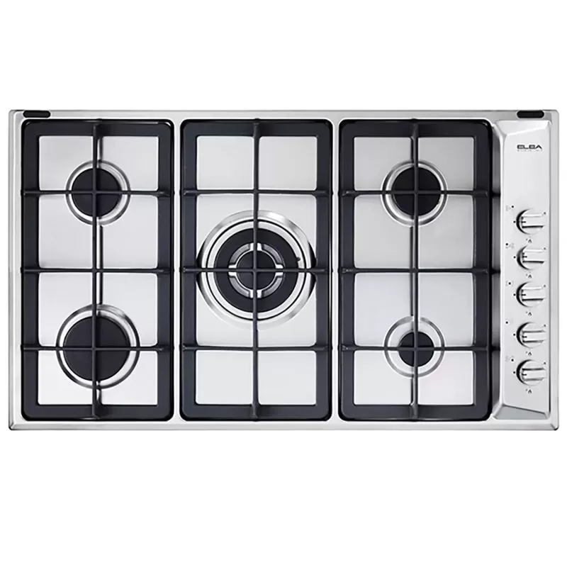 Elba Built in Oven Gas, Stainless Steel with Cooling Fan, 90Cm