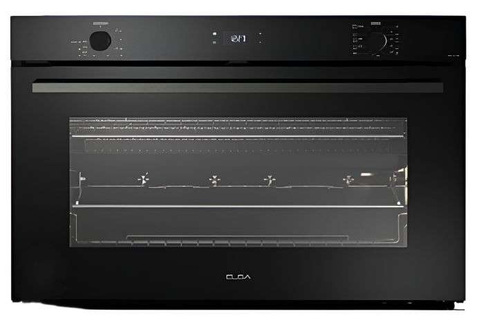 Elba Built-in Gas Oven Black 90 cm 8 Functions 106 L