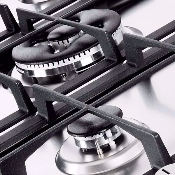 Elba Built in Gas Hob, 60Cm, 5Burners, Stainless Steel Body