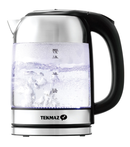 Tekmaz Water Kettle, 1.7Lit, 2200Watts, Stainless Stell