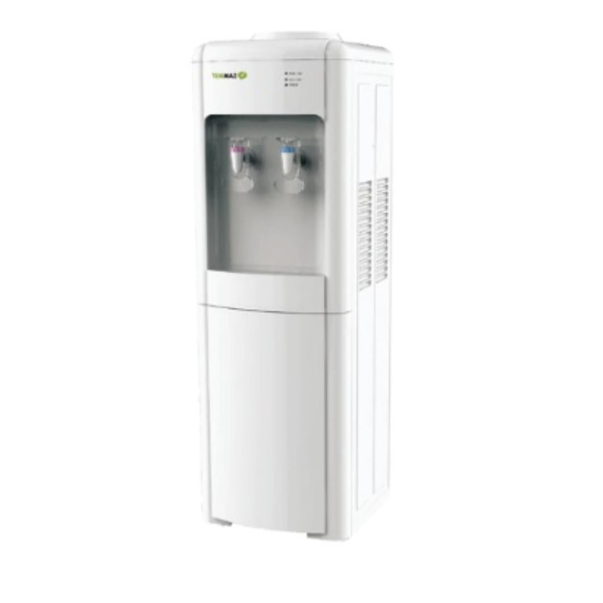 Tekmaz Water Dispenser Hot And    Cold 16L  White S/S Water Tank Double