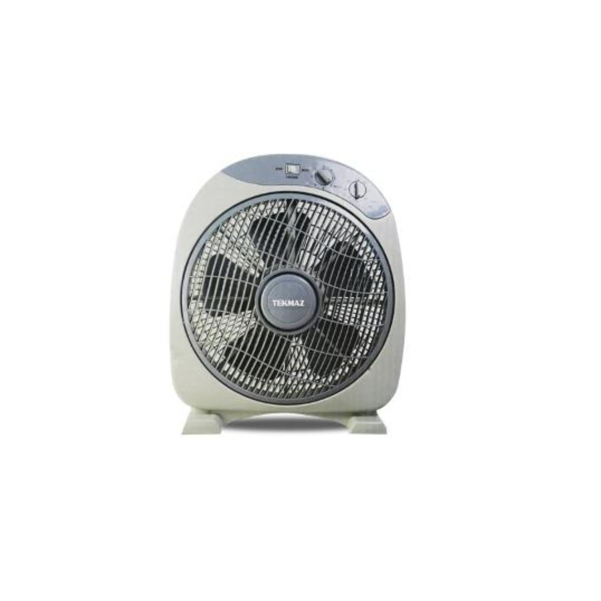 Tekmaz Box Fan  With Stand 12 Inch