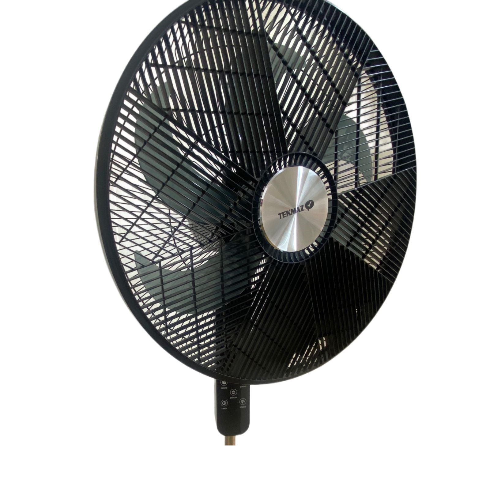 nas-wfr18 / TEKMAZ Wall Fan 18 inch  black Digital timer with remote, 3 Speeds BLACK / WALL