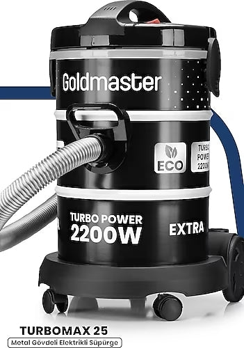 Gold Master Vacuum Cleaner, Black, 25 Lit Gold Master Vacuum Cleaner, Black, 25 Lit