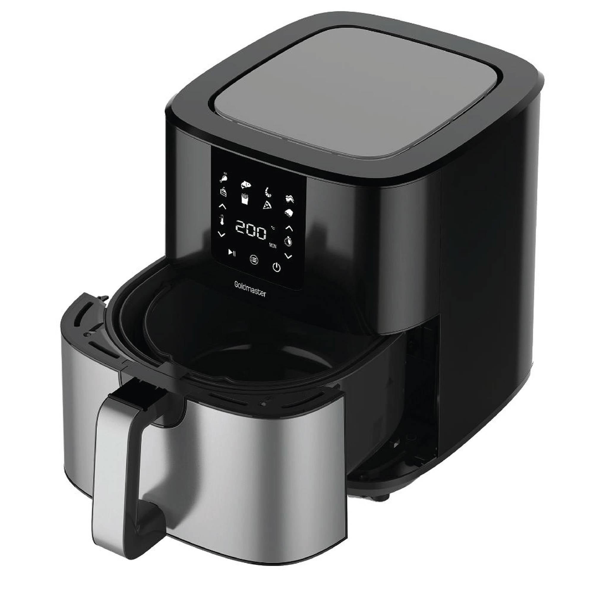 GM-8425 / gold master Airfryer with 7 ltr, 1700 Watt, Black, With timer,8 programs