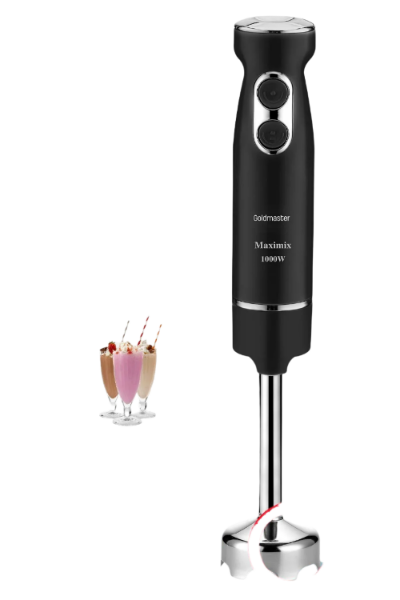 GOLDMASTER HAND BLENDER STEEL with 4 blades