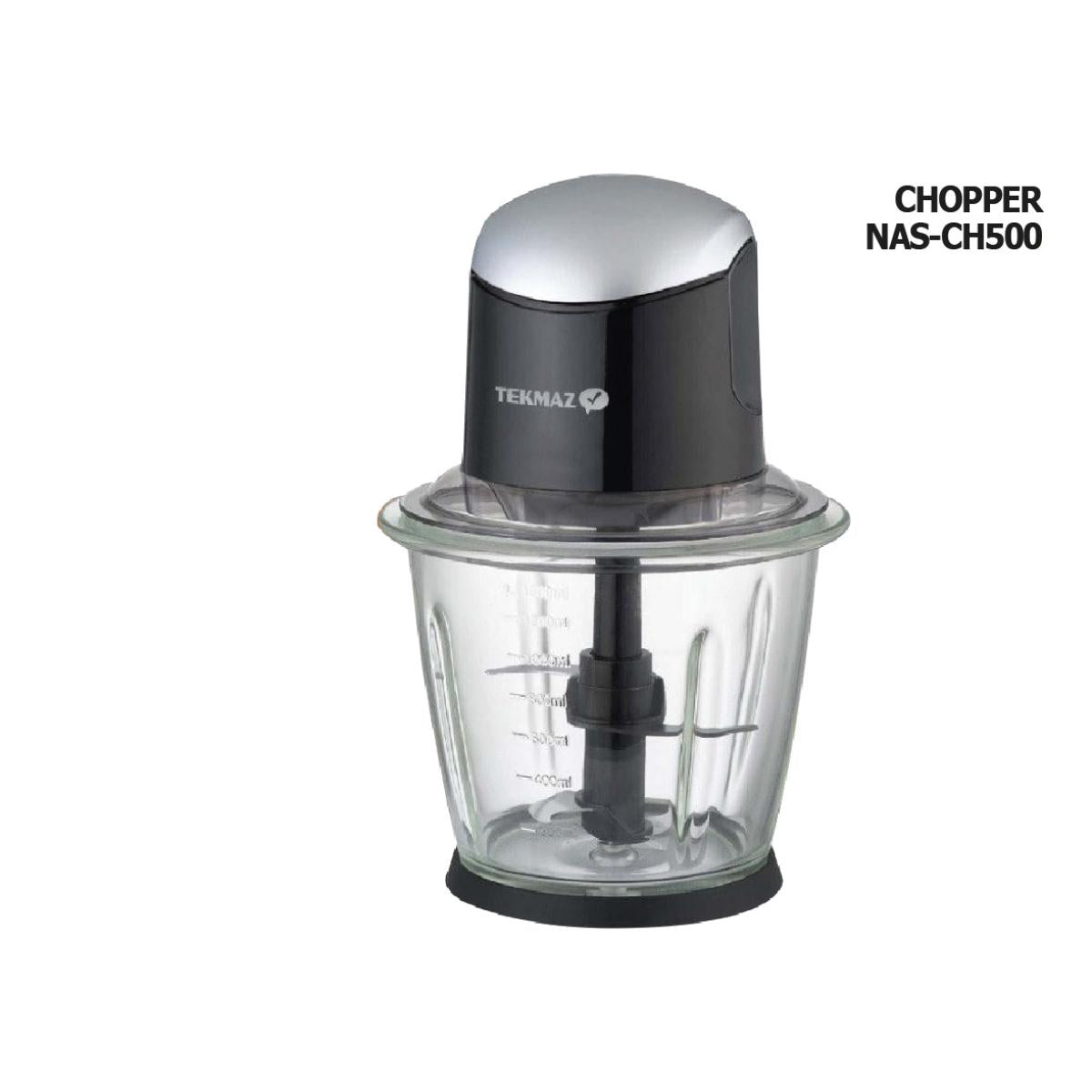 Tekmaz Chopper 1.5L 500W Glass Black