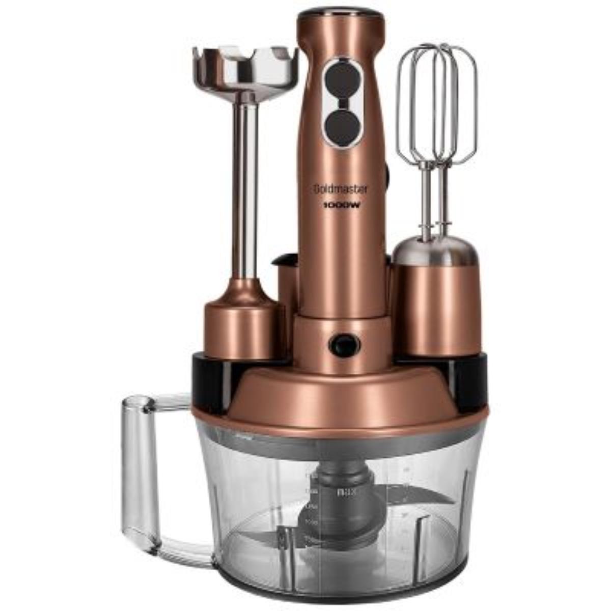 Goldmaster Food Processor 5 Function 1000W Bowl 1.5L Pink Color Goldmaster Food Processor 5 Function 1000W Bowl 1.5L Pink Color