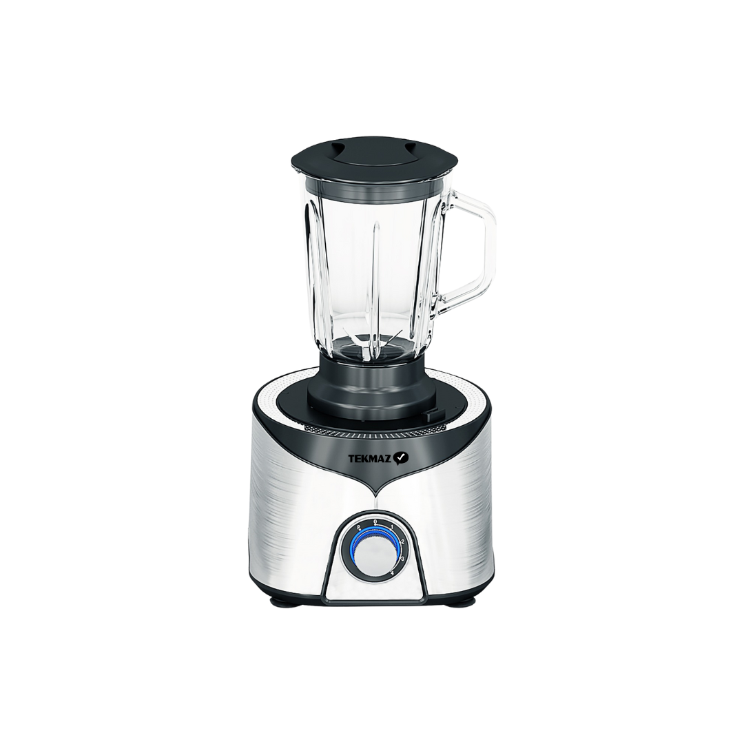 Tekmaz Food Processor, 9 in 1, 4Speesds, 2.5Lit, 1100Watts, Stainless Steel