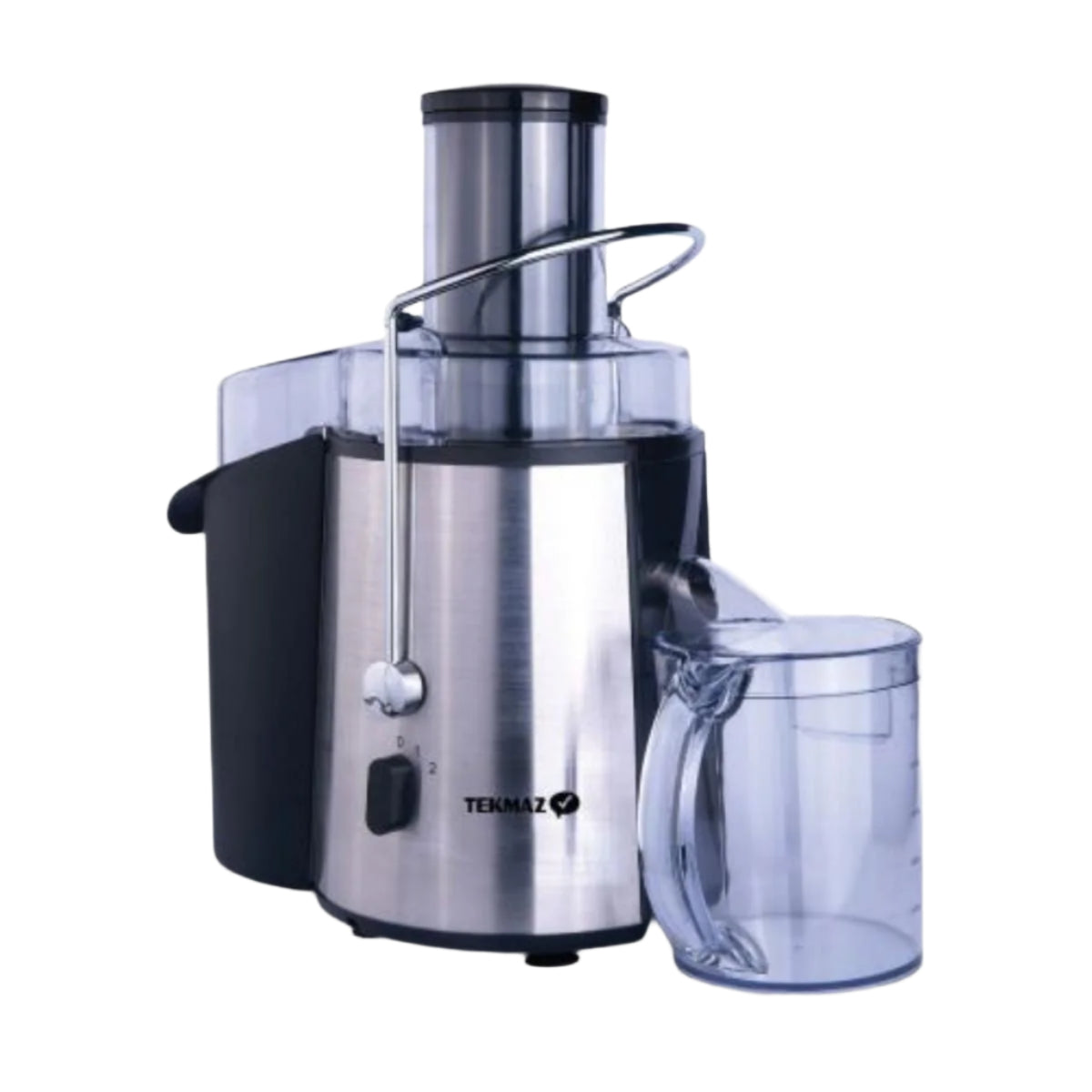 Tekmaz Juice Extractor, Big Chuter 75Mm, 2Lit, 2Speed, 850Watts, Black