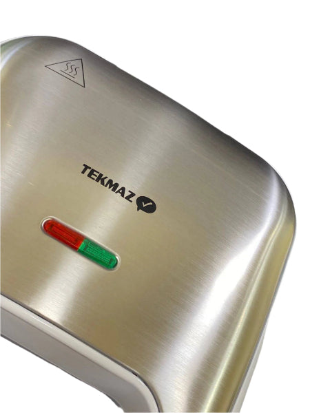 NAS-GS03 / TEKMAZ Grill with garnete plate 750 Watt, White, 4 PES with light