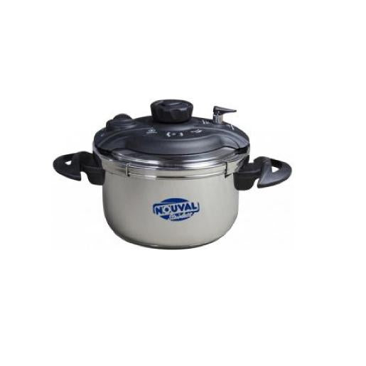 Nouval Pressure Cooker, 10Lit, Grey
