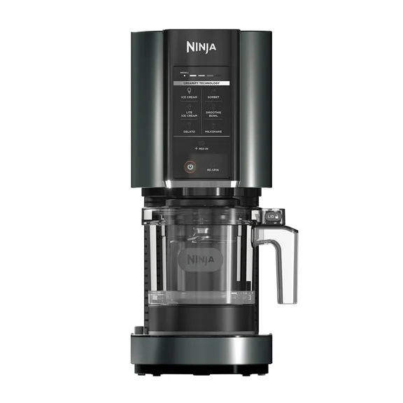 Ninja Ice Cream Maker & Frozen Dessert Maker, 3Tubs, 7Programs, 1.4Lit, Silver
