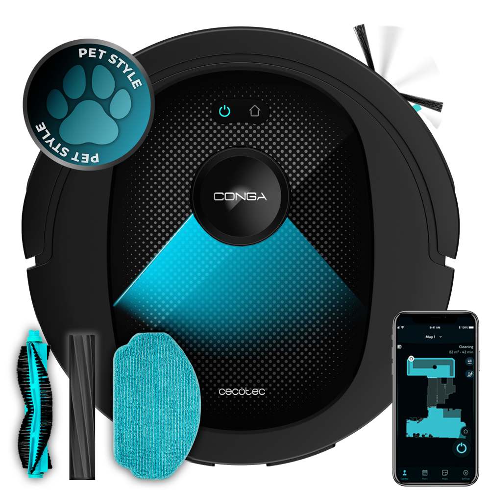 Cecotec Ultimate Ultra Robot Vacuum Cleaner, 7000Pa, Black