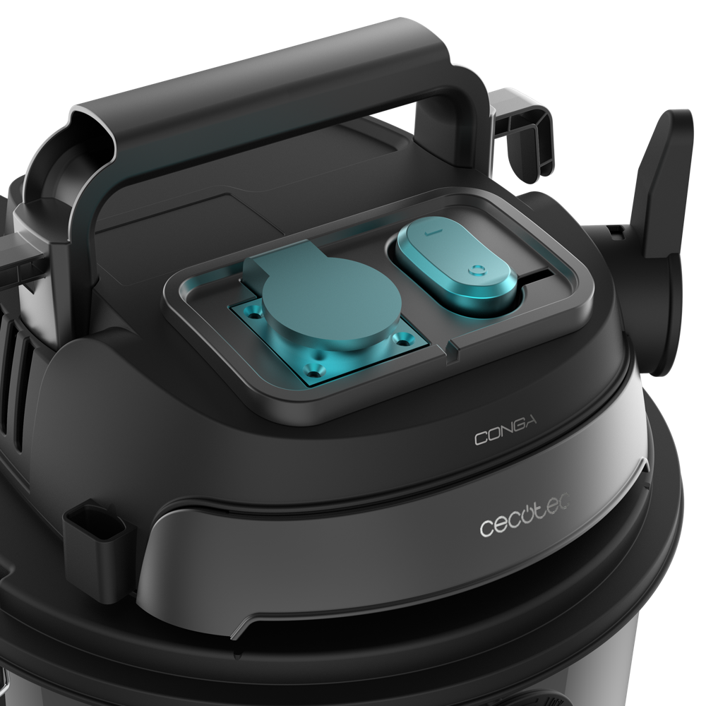 Cecotec Conga Wet & Dry Pro Vacuum Cleaner, 30Lit, 1600Watts, Black