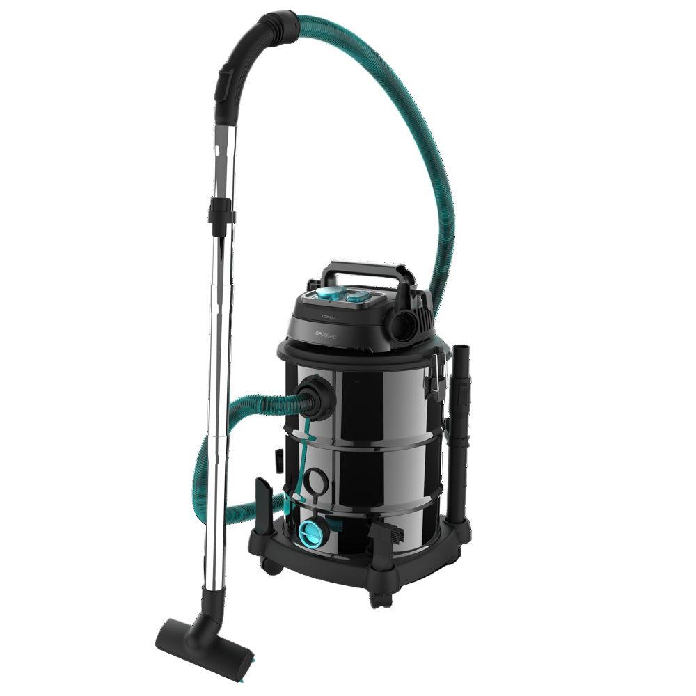 Cecotec Conga Wet & Dry Pro Vacuum Cleaner, 30Lit, 1600Watts, Black
