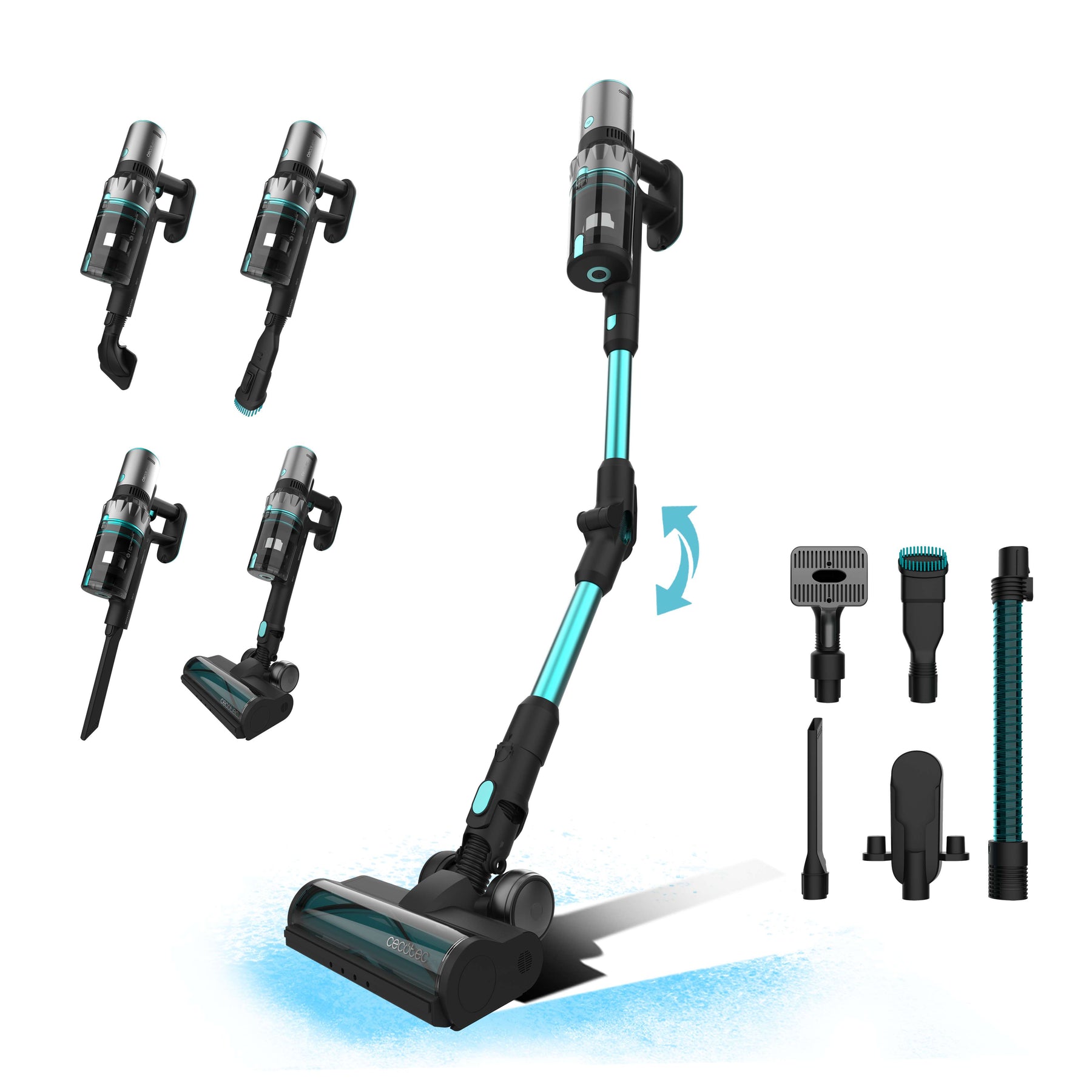 Cecotec Upright Vacuum Conga Rockstar, 500Ml, 400Watts, Black Cecotec Upright Vacuum Conga Rockstar, 500Ml, 400Watts, Black