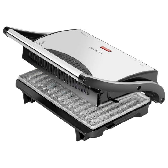 Cecotec Electric Grill Coated, 23×14.5Cm, 700Watts, Steel / Black Cecotec Electric Grill Coated, 23×14.5Cm, 700Watts, Steel / Black
