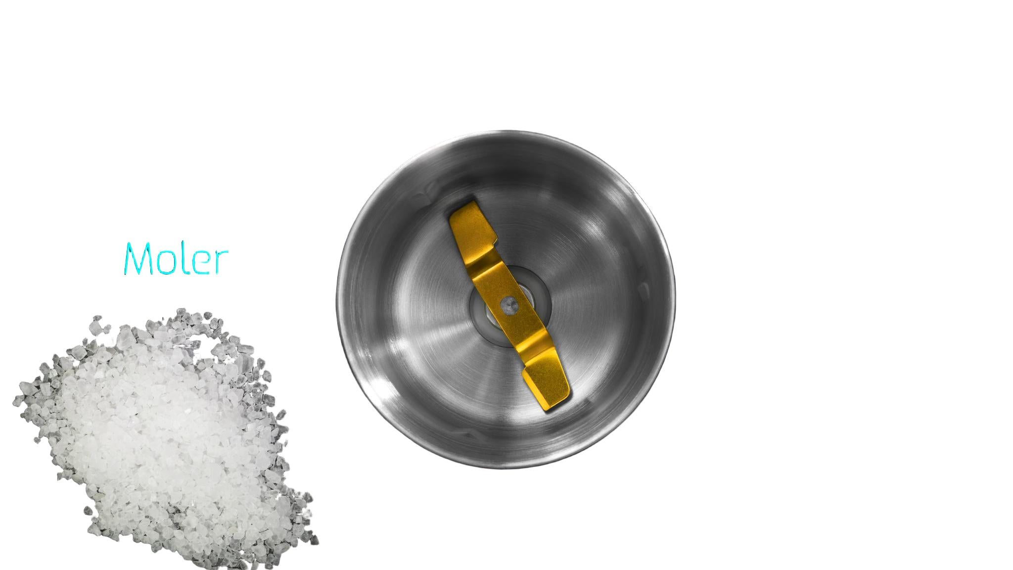 Cecotec Coffee and Spices Grinder Titan Mill, 240Ml, 300Watts, Stainless Steel