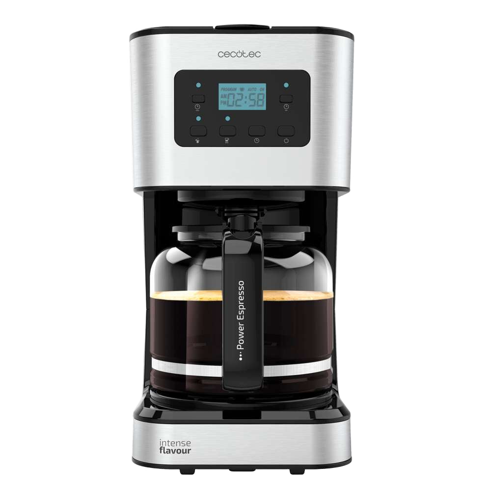 Cecotec Digital Drip American Coffee Machine, Smart Programmable, 1.5Lit, 980Watts, Stainless Steel