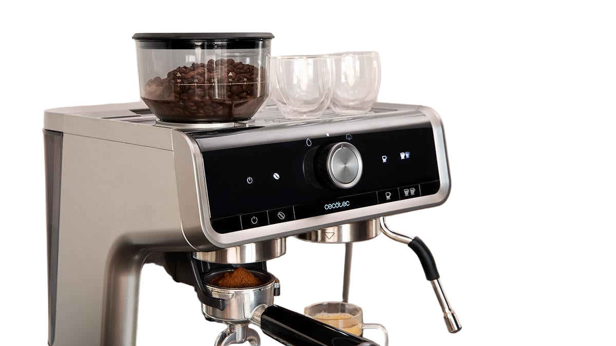 Cecotec Cumbia Espresso Coffee Machine, Espresso 20 Barista Cream, 2.5Lit, 850Watts, Stainless Steel Cecotec Cumbia Espresso Coffee Machine, Espresso 20 Barista Cream, 2.5Lit, 850Watts, Stainless Steel