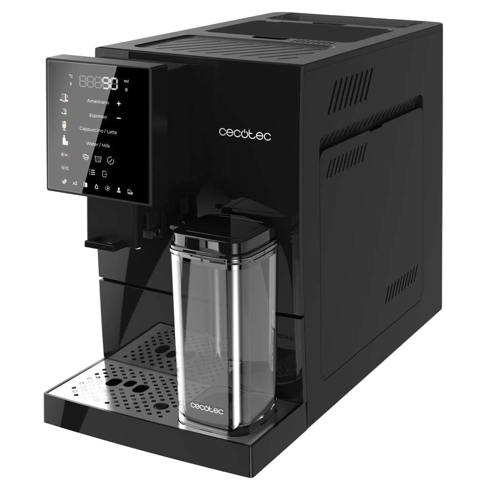Cecotec Espresso Coffee Machine Cremmaet Compactccino, 19Bar Super Automatic with Milk tank, 1.1Lit, 1200Watts, Black Cecotec Espresso Coffee Machine Cremmaet Compactccino, 19Bar Super Automatic with Milk tank, 1.1Lit, 1200Watts, Black