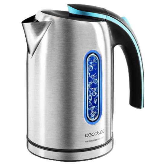 Cecotec Thermo Sense Electric Kettle, 1.7Lit, 2200Watts, Stainless Steel Cecotec Thermo Sense Electric Kettle, 1.7Lit, 2200Watts, Stainless Steel